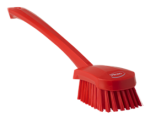 Vikan Washing Brush with long handle, 415 mm, Hard Red