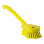 Vikan Washing Brush with long handle, 415 mm, Hard Yellow