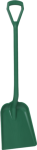 Vikan Shovel, D Grip, 327 x 271 x 50 mm, 1040 mm green