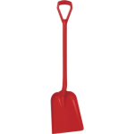 Vikan Shovel, D Grip, 327 x 271 x 50 mm, 1040 mm red