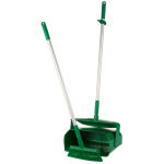 Vikan Dustpan set, closable with broom, 350 mm, Medium green