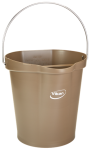 Vikan Hygiene Bucket 12 Litre Brown