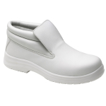 Supertouch Food X Anti Bacterial High Top Shoe White  Size 10