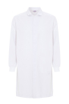 Food Trade White Coat With Knitted Cuffs 100cm