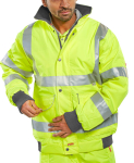 Bomber Jacket Hi Viz Yellow XL