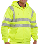 Hooded Sweatshirt Hi Viz Yellow XXXL
