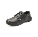 Smooth Steel Toe Cap Shoe Black 07