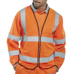 Hi Viz Long Sleeve Jerkin EN471 Orange XXXL