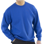 Polycotton Sweatshirt Royal Blue Medium