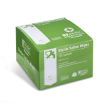 Sterile Wrapped Saline Cleansing Wipes
