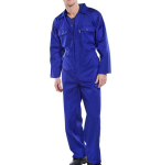 Regular Polycotton Boilersuit Royal Blue 48