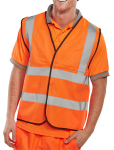 Hi Viz Vest EN471 Orange Large