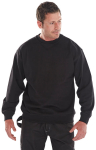 Polycotton Sweatshirt Black Medium
