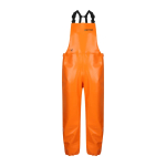 Chemsol HG Bib n Brace With Knee Patch And Internal Drip Strip Orange Size Medium