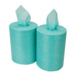 All Purpose Centre Feed Roll Lightweight Cloths Green