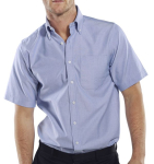 Oxford Short Sleeved Shirt Blue 17