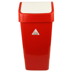 50 Litre Red Swing Bin