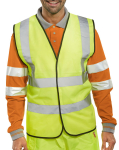 Hi Viz Yellow Waistcoat XXL