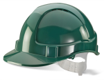 Economy Vented Safety Helmet Green