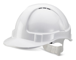 Economy Vented Safety Helmet White