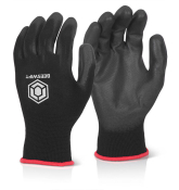 PU Coated Glove Black X-Small