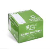 Click Medical Alcohol Free Wipes
