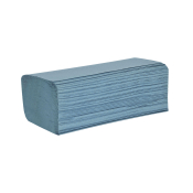 1 Ply V-Fold Blue Hand Towels