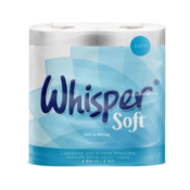 Whisper Soft Pure 200 Sheet Toilet Roll
