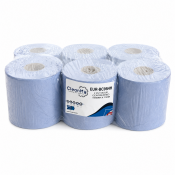 Pro Range 2 Ply Blue Centre Feed 166mm x 135m