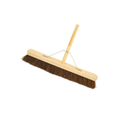 24' Bassine Stiff Broomhead c/w 5' Handle & Stay