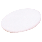 16' White Polishing Floor Pads
