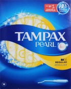 Tampax Plastic applicator Tampons Regular