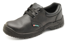 Black Shoe Steel Toe Cap Midsole