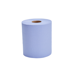 2 Ply Blue Centre Feed Rolls 135m
