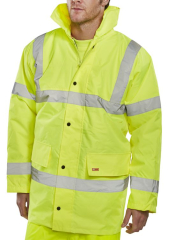 Hi Viz Constructor Jacket Yellow