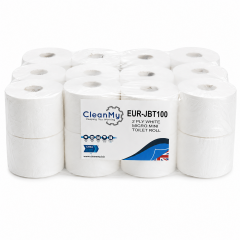 Pro Range 2 Ply White Micro Mini Toilet Roll 86mm x 125m