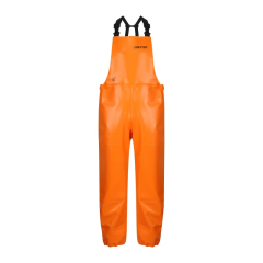 Chemsol HG Bib n Brace With Knee Patch And Internal Drip Strip Orange