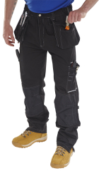Shawbury Multi Pocket Trousers Black