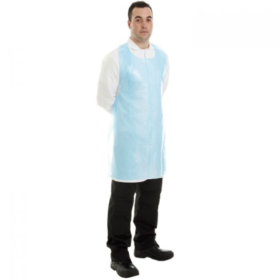 30 Micron 69x138cm PE Aprons on a Roll (200 pieces per roll x 5 rolls per case)