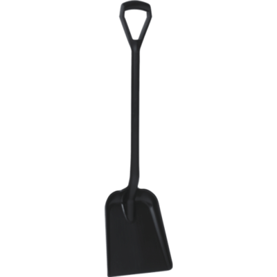 Vikan Shovel, D Grip, 327 x 271 x 50 mm, 1040 mm black