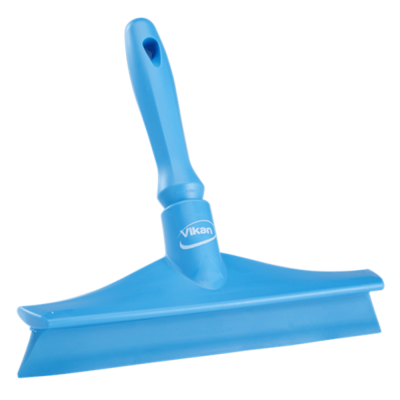 Vikan Ultra Hygiene Table Squeegee w/Mini Handle, 245 mm Blue