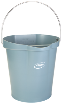 Vikan Hygiene Bucket 12 Litre grey