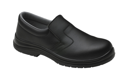 Supertouch Food X Anti Bacterial Slip On Shoe Black Size 3