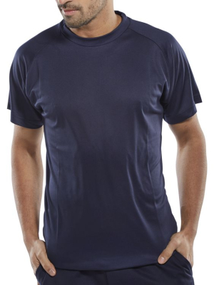B Cool T-Shirt Navy Small