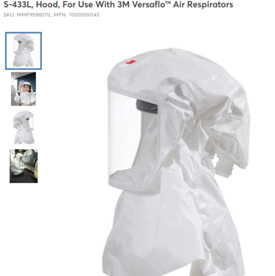 3M Versaflo Air Respirator Hood
