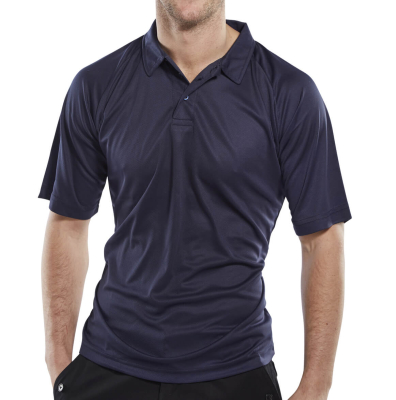 B-Cool Polo Shirt Navy Medium