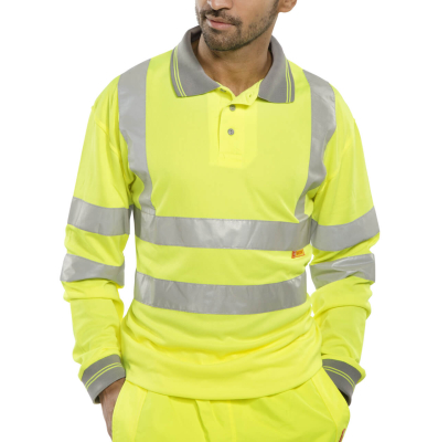 Hi Viz Long Sleeve Shirt Yellow EN471 3XL