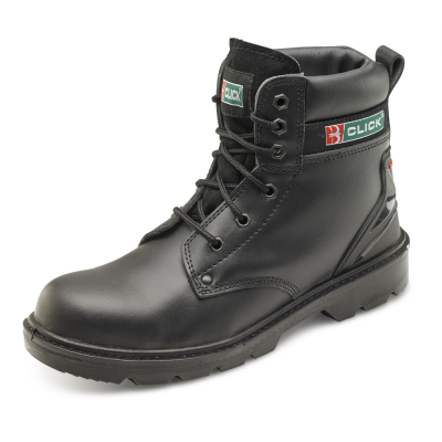 Black Mid Sole Safety Boot Size 6