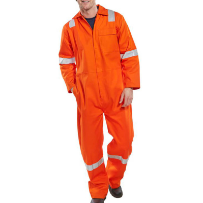 Hi Viz Boilersuit Flame Retardant Orange 48