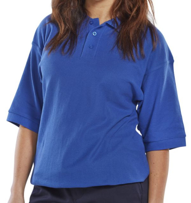 Premium Polo Shirt Royal Blue Medium